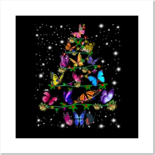 Lovely Butterfly Christmas Tree Costume Gift Posters and Art